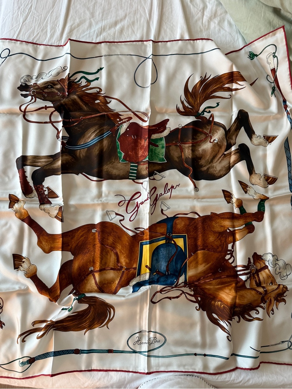 Hermes Grand Galop scarf 90